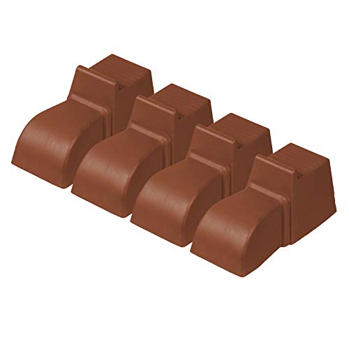 6 x Sets Of Terracotta Colour Plastic Lions Feet Plant Pot Feet 4 Feet Per Set