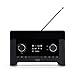 Teufel Radio 3SIXTY - Premium Digitalradio Bluetooth Lautsprecher, 360 Grad Sound, DAB+, Internetradio, Powerbank-Funktion, Subwoofer, Weckfunktion, Musik-Streaming - Schwarz