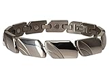 Original YINGA-VITAL® Magnetschmuck. Herren Titan Magnetarmband Italia, 10 Magnete. Länge 19,5cm
