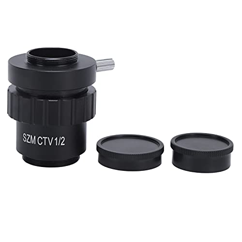 Adaptador de cámara de microscopio montura C 2X HD de aleación duradera 6