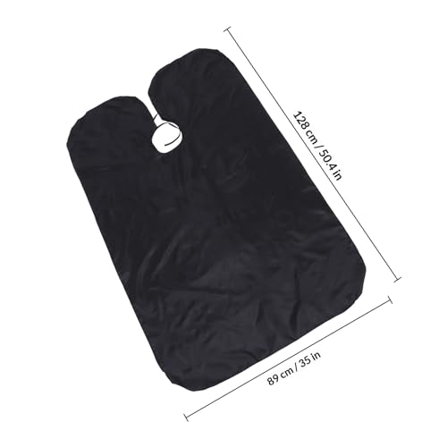DECHOUS Set de 2 piezas: Capa para corte de cabello y cepillo quitapelusas para cuello, para peluquería profesional y uso doméstico miniatura 2