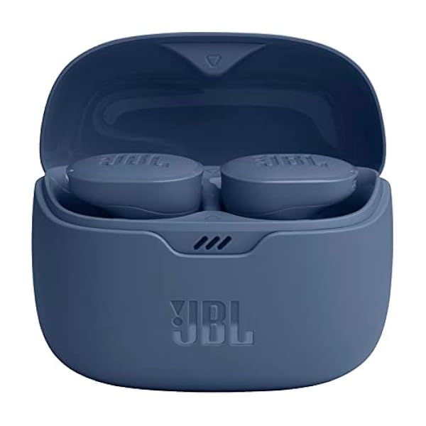 JBL Auriculares Tune Buds In-Ear, inalámbricos, resistentes al agua, cancelación de ruido y tecnología de 4 micrófonos, con batería de hasta 48 horas de duración, en azul