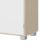 VASAGLE Armario Bajo Lavabo, Mueble de Baño, 60 x 30 x 60 cm