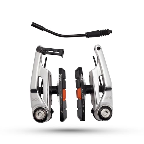 Box One V-Brakes 85mm étrier haut de gamme en aluminium anodisé Argento