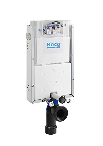 Roca A890090120 Basic WC Cisterna Empotrada Inodoro Suspendido, blanco