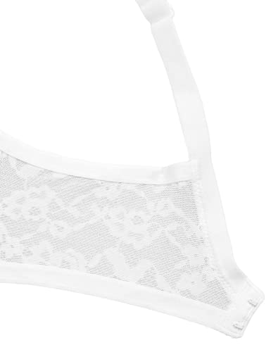 Marks And Spencer Women's 2 Pack Floral Lace Nursing Bras, Black/White, 38B #TOP2