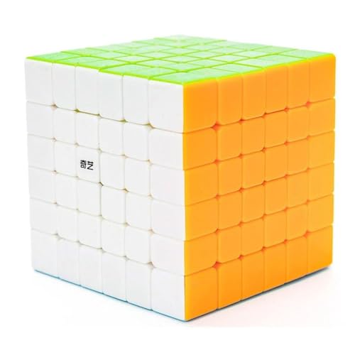 Image of QiYi QiFan S2 6x6 Speed Cube | Stickerless Bright Finish and Frosted Surface | Smooth Turning, High Stability and Budget Friendly 6x6x6 Professional Puzzle