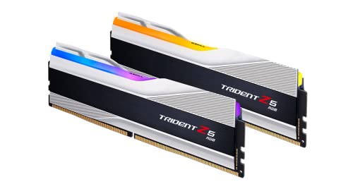 Image of G.Skill Trident Z5 RGB (Intel XMP) 32GB (2 x 16GB) DDR5 5600 CL36-36-36-76 1.20V Dual Channel Desktop Memory /RAM - F5-5600U3636C16GX2-TZ5RS (Silver)