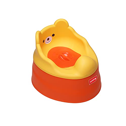 LuvLap Adaptable 2 in 1 Potty Training Seat for 1 + Year child, potty trainer with Detachable Potty Bowl, Suitable for potty training of Boys & Girls (Orange & Yellow), Plastic (Image - 4)