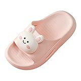 [TXWZM] スリッパ キッズ 子供 スリッパ スリッパ 女の子 男の子 滑り止め 可愛い ベビー シューズ サンダル キッズ 靴 夏 厚底 子供 スリッパ 幼児 赤ちゃん シューズ 柔らか ビーチサンダル 子供用 室内履き 上履き 男女兼用 スリッパ 洗える スリッパ 子供 トイレ スリッパ(ピンク,19.0 cm)