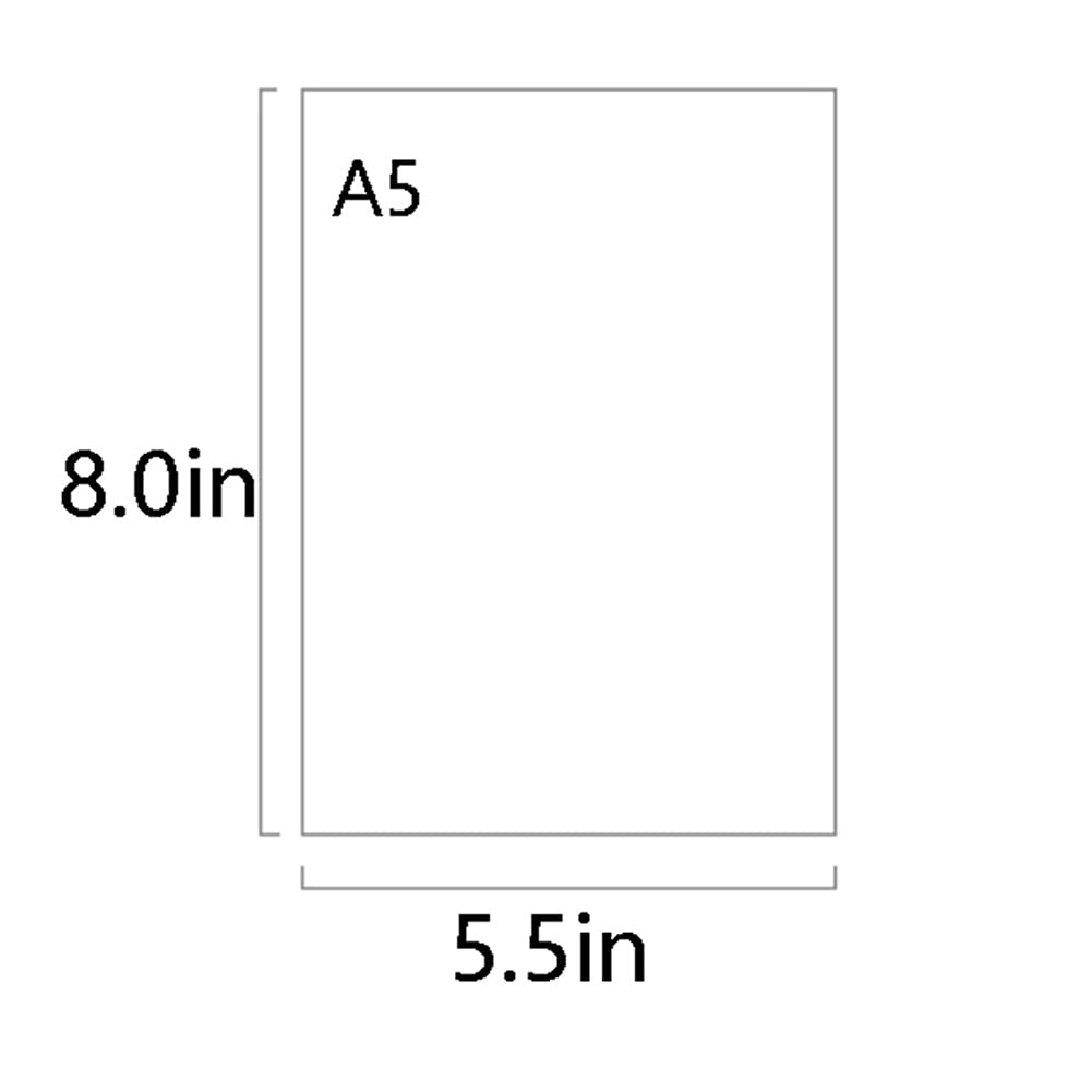 Journal taccuino Notebook 10-Pack Knaly Journal A5 Kraft Diario di Carta Diario di Alta qualità, Notebook Perfetto per Lavoro, Viaggi, università Affari dell'ufficio Scolastico (Color : Black)