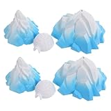 iceberg salade recette Artisanat : fabriqué avec précision pour répondre à divers besoins décoratifs, garantissant un look raffiné dans n'importe quel environnement, modèle de glacier miniature, modèle de montagne enneigée