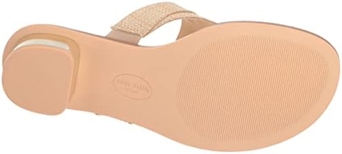Anne Klein Women's Tillie Heeled Sandal, Raffia, 9 | Image 3