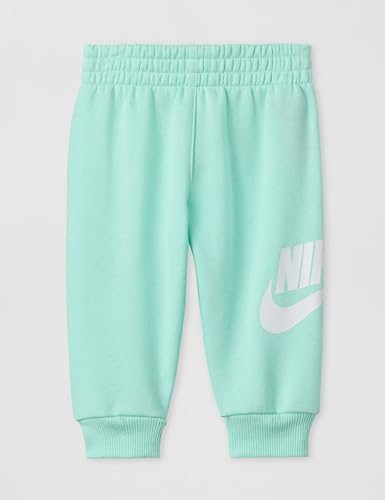 Image of Nike Baby Sportswear Club Fleece Pullover Hoodie and Joggers 2-Piece Outfit Set (Large Swoosh Logo)