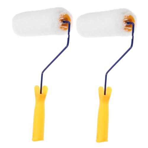 DECHOUS 2個多機能壁用ペイントローラー スポンジ製 軽量 初心者対応 室内壁塗装ツール 家具天井窓枠対応