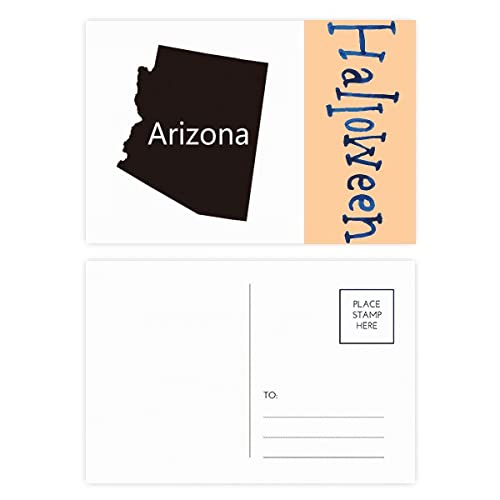 Cartes postales Arizona Halloween : lot de 20 pour invitations originales sans stress