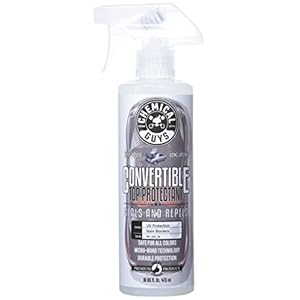 Chemical Guys SPI_193_16 Convertible Top Protectant and Repellent, (Helps Prevent Fading & Discoloration on Fabric Sot Tops) 16 fl oz (Packaging May Vary)