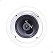 Klipsch R-1650-C in-Ceiling Speaker - White (4-Pack) Compact, Easy to Install, Durable