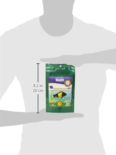 Northfin Veggie Formula Premium Fish Food, 1 Millimeter Sinking Pellets, 100 Grams Per Pack #TOP2
