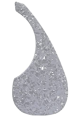 Acoustic Guitar Pickguard For Yamaha 40/41 Inch Acoustic Guitar Self-Adhesive Pickguard (White Pearl)