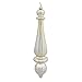 Vickerman 385609 - 14" Champagne Shiny Finial Drop Christmas Tree Ornament (2 pack) (N150838DSV)