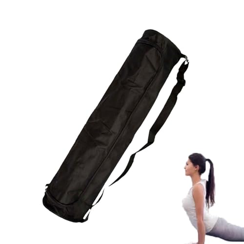 Coehaopike ヨガマットバッグ ヨガマット ケース ヨガマット収納 ヨガワークス マットバッグ 撥水加工 スポーツ ジム 競技会 瞑想 アウトドア 旅行 (ブラック)