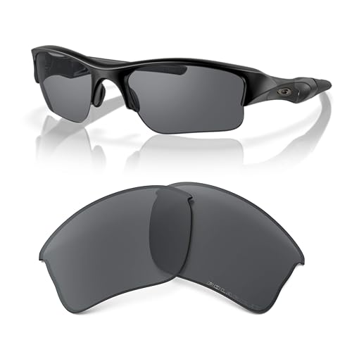 Image of Oakley Flak Jacket XLJ OO9009 Replacement Lenses for Men for Women | In Black Iridium, Prizm Daily & Prizm Golf. Polarized options available. Bonus 4-piece care kit included.
