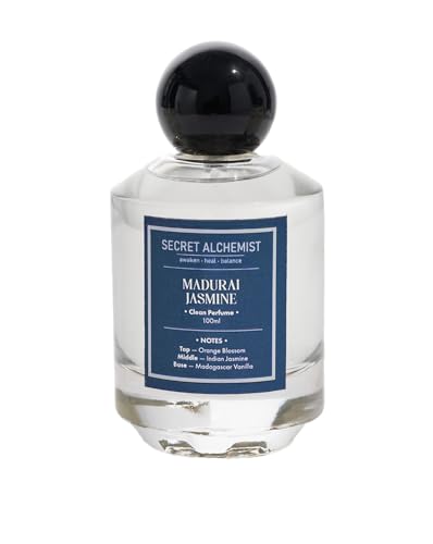 Secret Alchemist Madurai Jasmine Eau de Parfum 100ml | Unisex Long Lasting Clean Floral EDP | Luxury Perfume with Jasmine & Orange Blossom