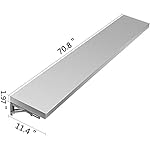 Happybuy Concession Shelf 70.8L x 11.4W Inch with Stainless Steel Frame and Surface Board for Food Trailer Serving… - Image 2