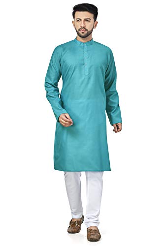 Image of BE ACTIVE Linen Blend Solid Pattern Trendy Comfortable Stylish Full Sleeve Kurta Men's Ethnic Wear