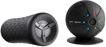 Hyperice Vyper 3 - Powerful High-Intensity Vibrating Foam Roller and Hypersphere Go - Vibrating Massage Ball for Muscle Recovery