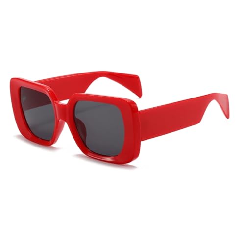 Lunettes de soleil vintage grande monture carrée pour homme et femme