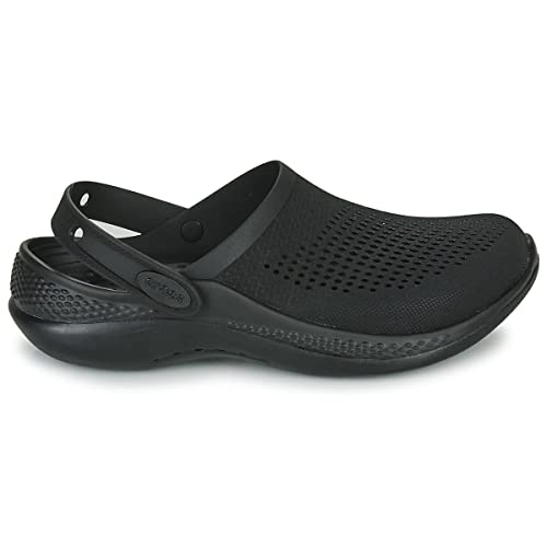 Sandália crocs lite ride 360 clog black/black - 39