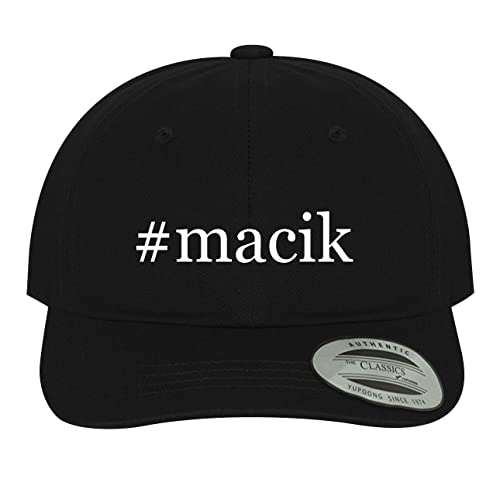 #macik - Soft Hashtag Dad Hat Baseball Cap, Black, One Size