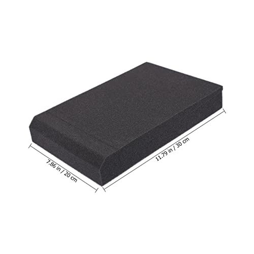 Kisangel 1Set Almohadillas de Aislamiento de Ruido de Audio para Monitores de Estudio y Altavoces, Almohadillas Acústicas Versátiles para Configuraciones de Sonido Óptimo Negro miniatura 2