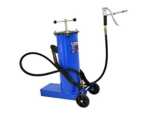 Bomba de Grasa - Pistola de Engrase, Engrasadora, Bomba de Engrase con Pedal - 6L - Manguera 1,8m Cover