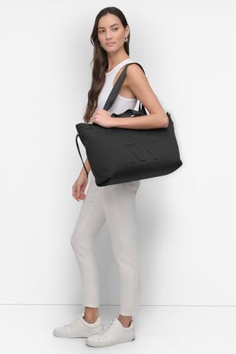 Bolso DKNY Bardot Satchel mediano negro miniatura 4