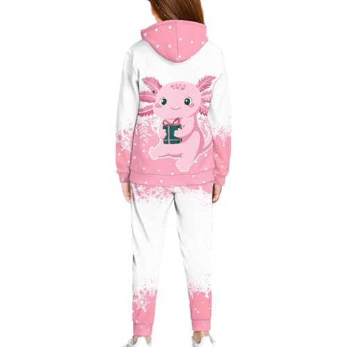 doginthehole Girl Halloween Hoodies and Jogger Set Long Sleeve Hooded Sweatshirt Long Pants 2Pcs Spooky Season Outfits2