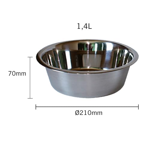 ICA cad2210 Futterhaus doppelt Edelstahl Standard