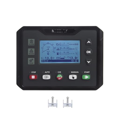 Replace HGM4010 DSE4610 DC40S Mebay Diesel Gas Gasoline Generator Engine Controller Module Panel DC42S Replace HGM4020 DSE4620 (Color : DC40SR RS485 port)