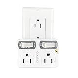 SYCON Adapter Outlet Extender with Switch Wall Tap Adapter Surge Protector Power Strip with 4...