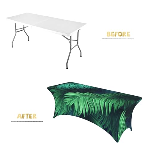 Nappe extensible tropicale pour table de fête sans repassage - 5