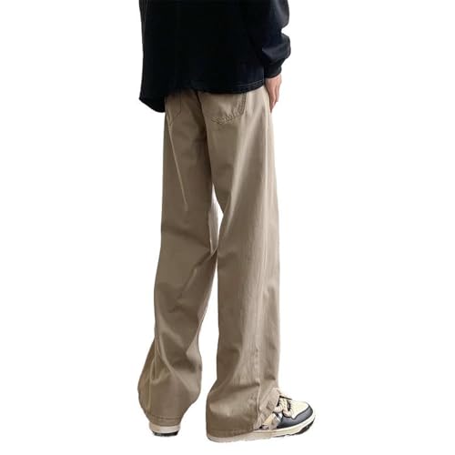 Men's Jeans Spring Autumn White Retro Straight Denim Long Pants for Men3