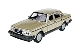 volvo 1800s 1963 Maßstab 1:34 - 1:39 Dromader Welly Volvo 240 GL Gold 1/34-1/39 Neu Modell Auto