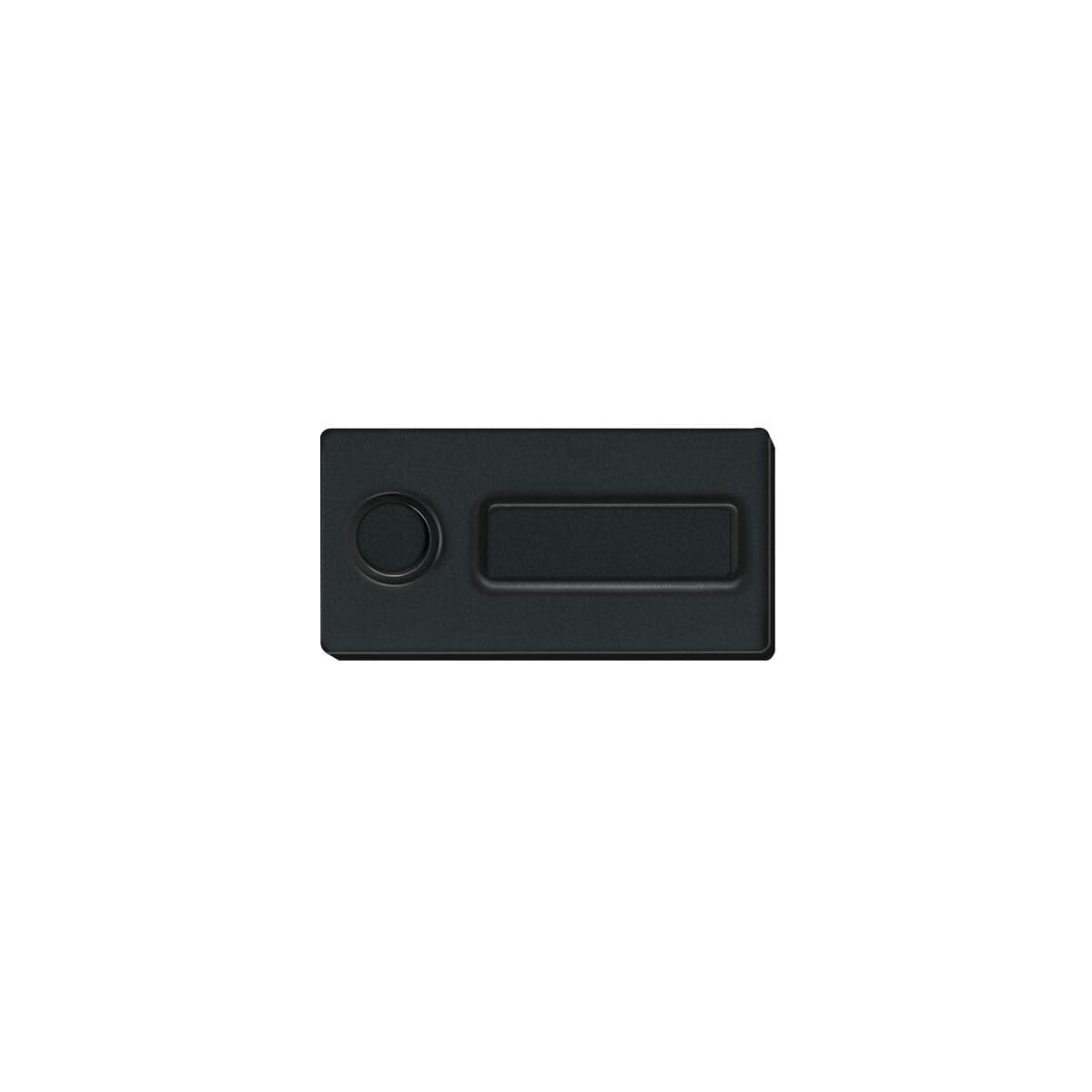 Sonnette sans fil cinétique Eltako FKD-am bouton étanche anthracite mat