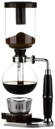 Cafetera de Sifón al Vacío 3 Tazas de Vidrio Manual