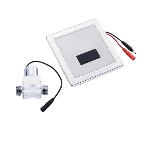 AMZLMPKNTW Ceramic Concealed Automatic Induction Sensor Standing Urinal Flush Valve,Infrared Integrated Flusher(Sensor Urinal A)