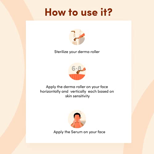 Image of Man Matters REJUV 10% Niacinamide Face Serum 30ml and Derma Roller for Men | 10% Niacinamide & 2% Kakadu Plum (Purest form of Vitamin C) | Reduce Acne, Acne Scars, and Dark Spot