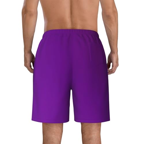 Dark Purple Color Men Beach Pants â€“ Swim Trunks for Men,Quick-Dry and Comfortable, Suitable for Beach, Surf, and Everyday Wear4