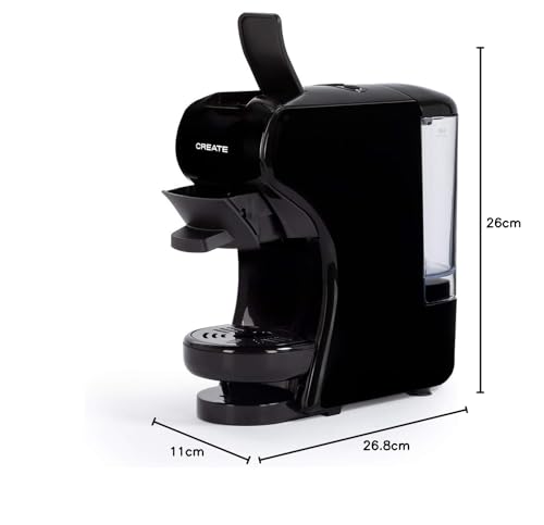 Miniatura 10 de Create Potts Stylance Cafetera Multicápsula Express Y Café Molido Negro 19 Bar, Programable, Ligera Y Compacta, Tanque 600ml, Sistema Thermoblock, Apta Para Café En Todos Sus Formatos, 1450 W